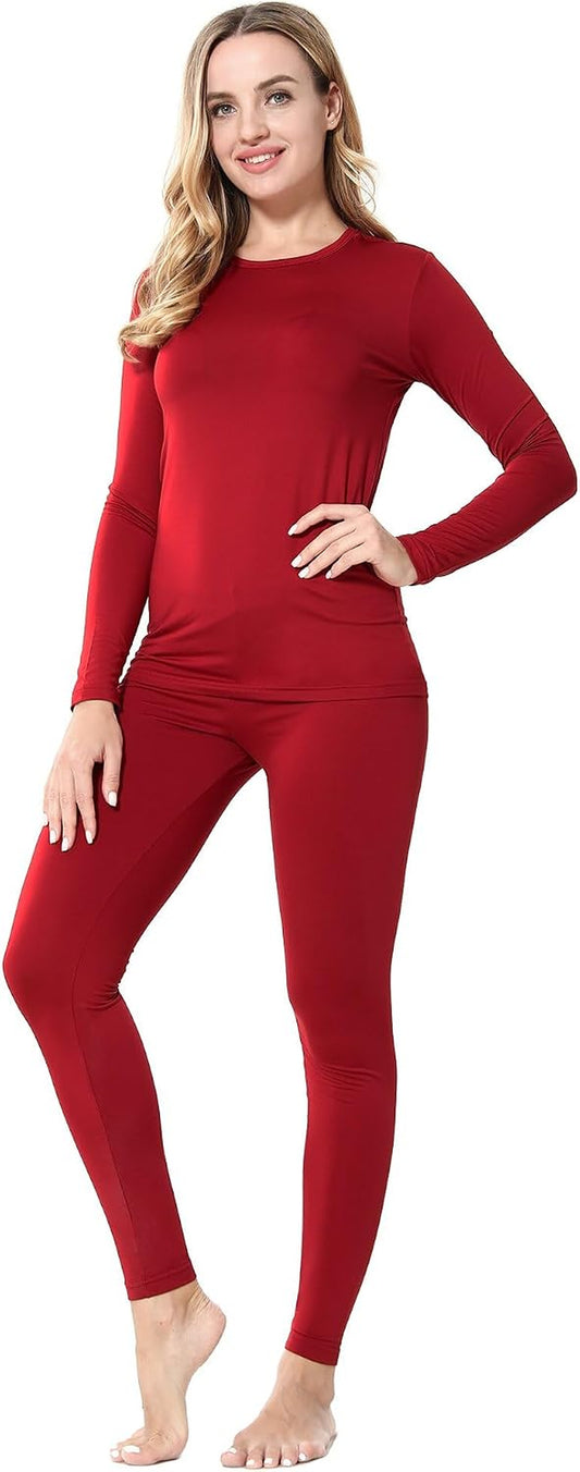 Thermal Underwear for Women Long Johns Base Layer Thermals Set