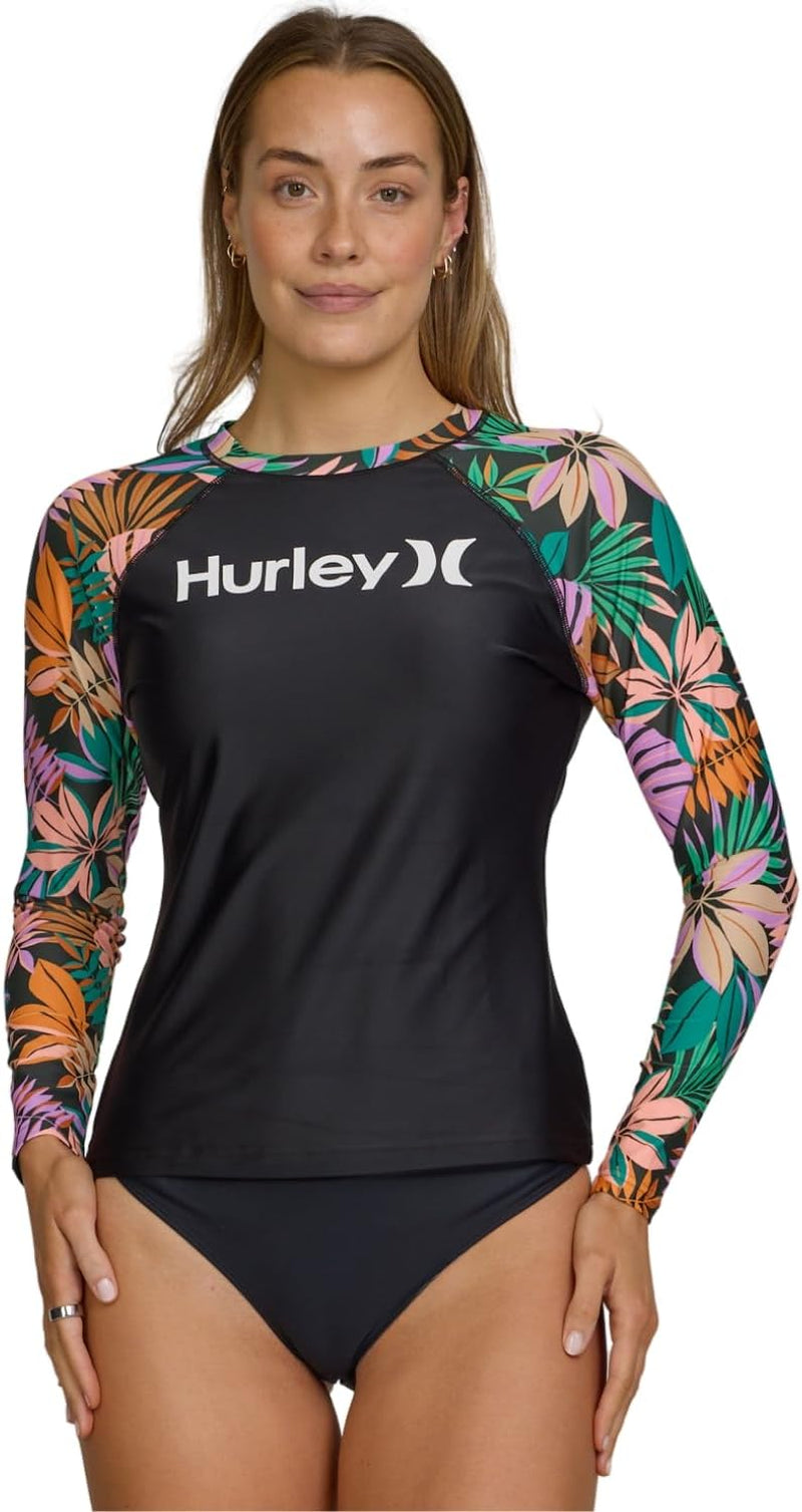 Rash Guard for Women, Womens Rash Guard Long Sleeve Shirts, Rashguard Swim Shirt Women UPF 50+ SPF & UV Protection