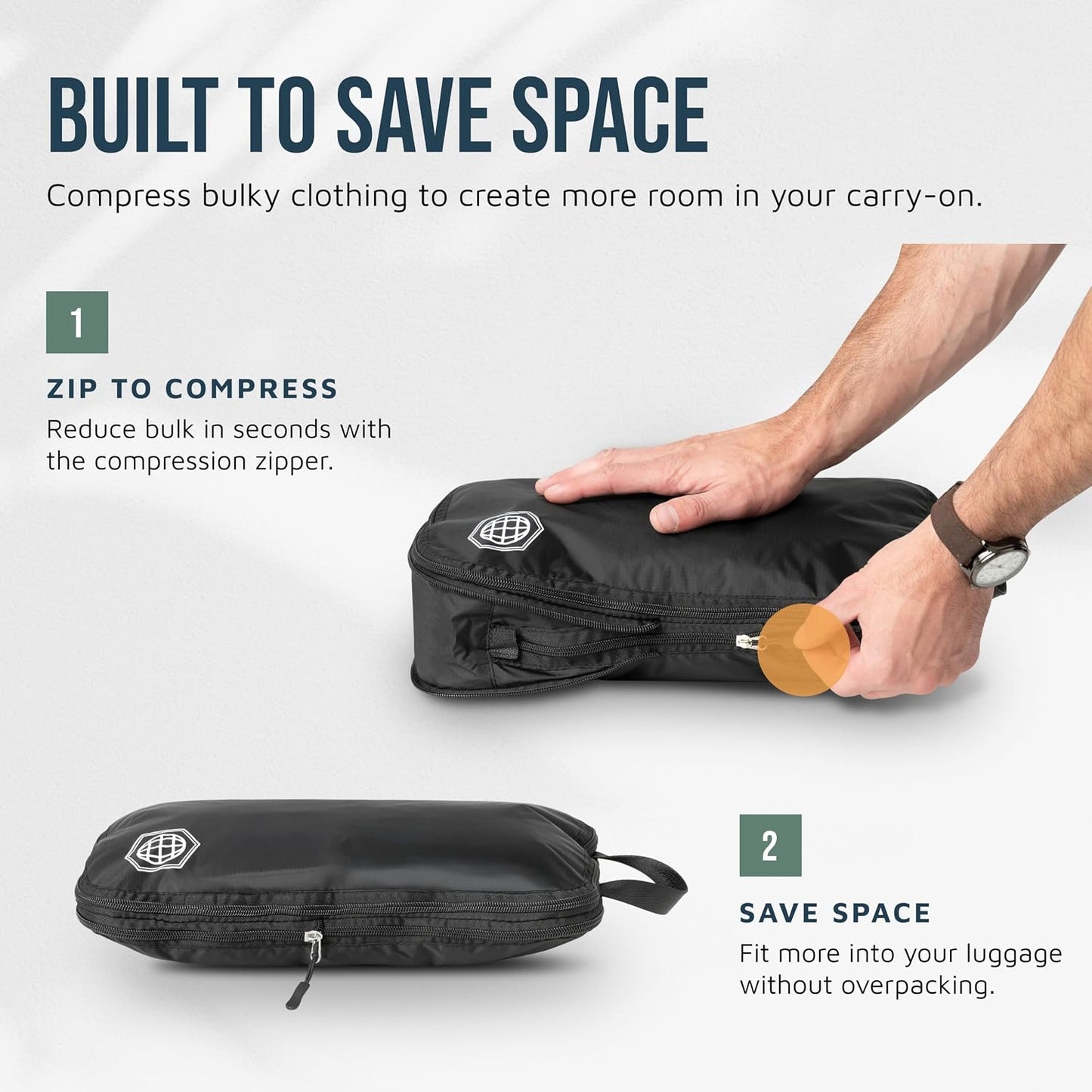 Large Compression Packing Cubes 7-Piece Set for Travel